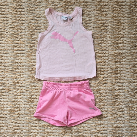 Puma Light Pink Athletic Set - Picture 1 of 7